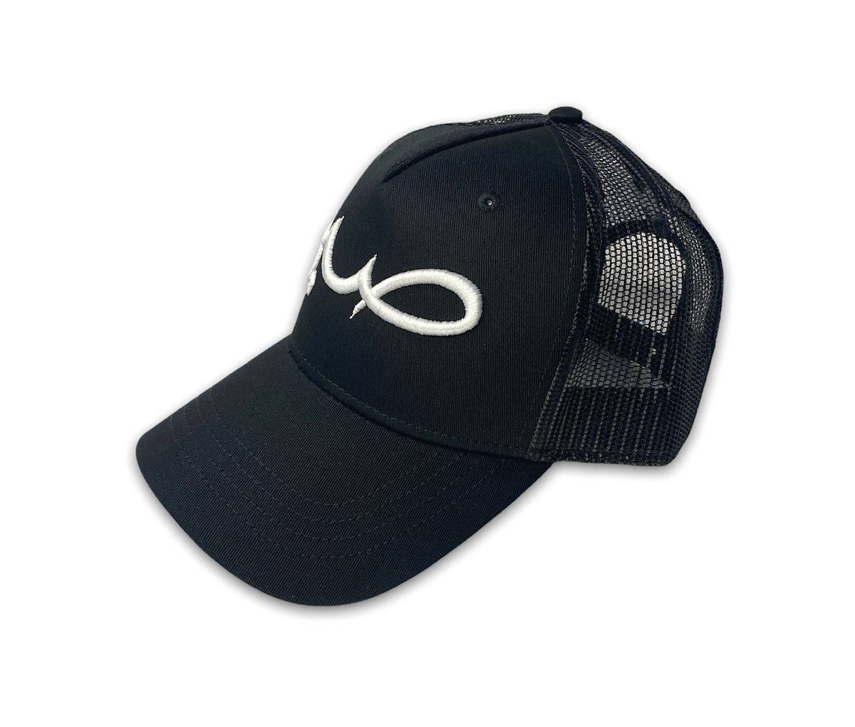 Smiley Ram Trucker Snapback Hat -White/Black – WOLRAM